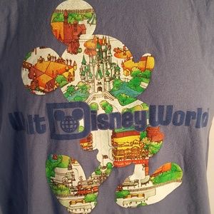 Vintage Walt Disney World Blue T-Shirt